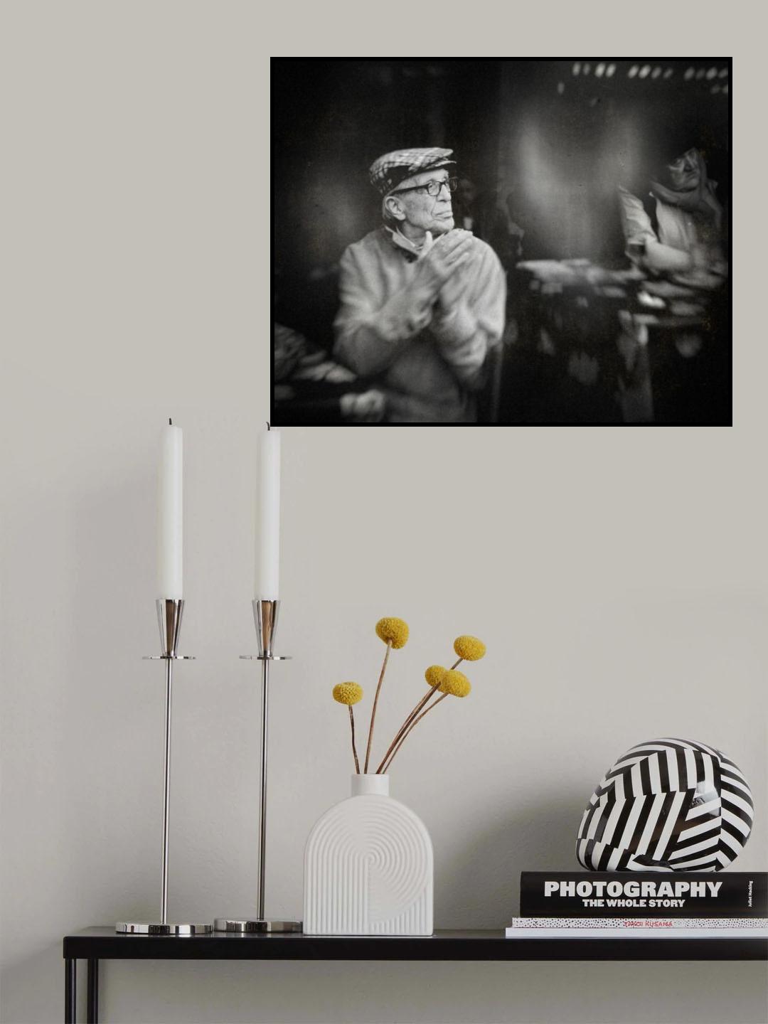 the one is happy , the other not Poster och Canvastavla