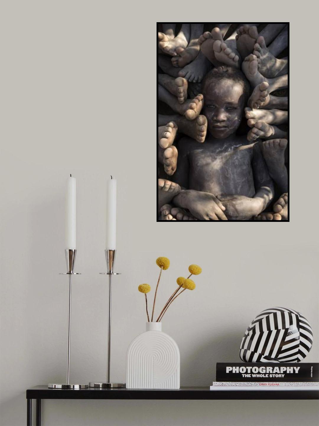 Ethiopian Hamar tribes Poster och Canvastavla