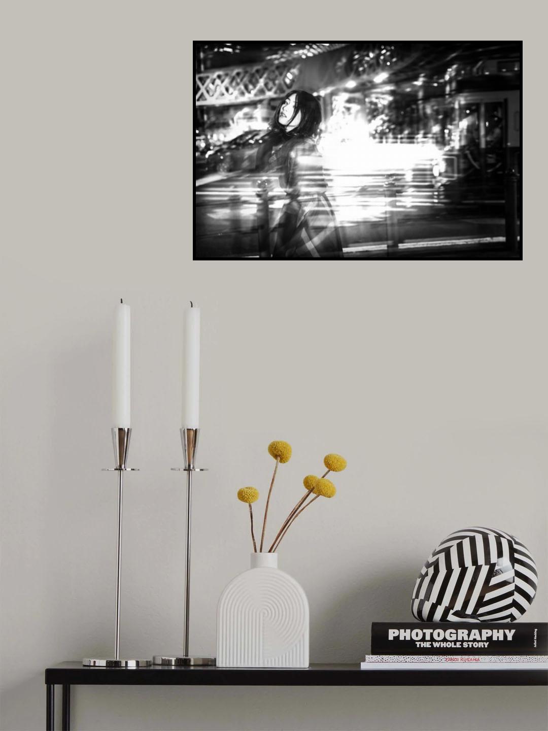 Night Stream Poster och Canvastavla