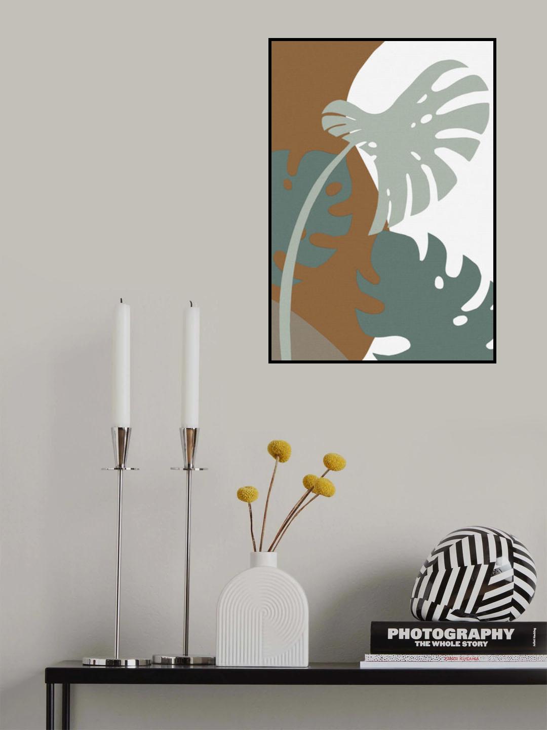 Monstera Cut Out 03 Poster och Canvastavla