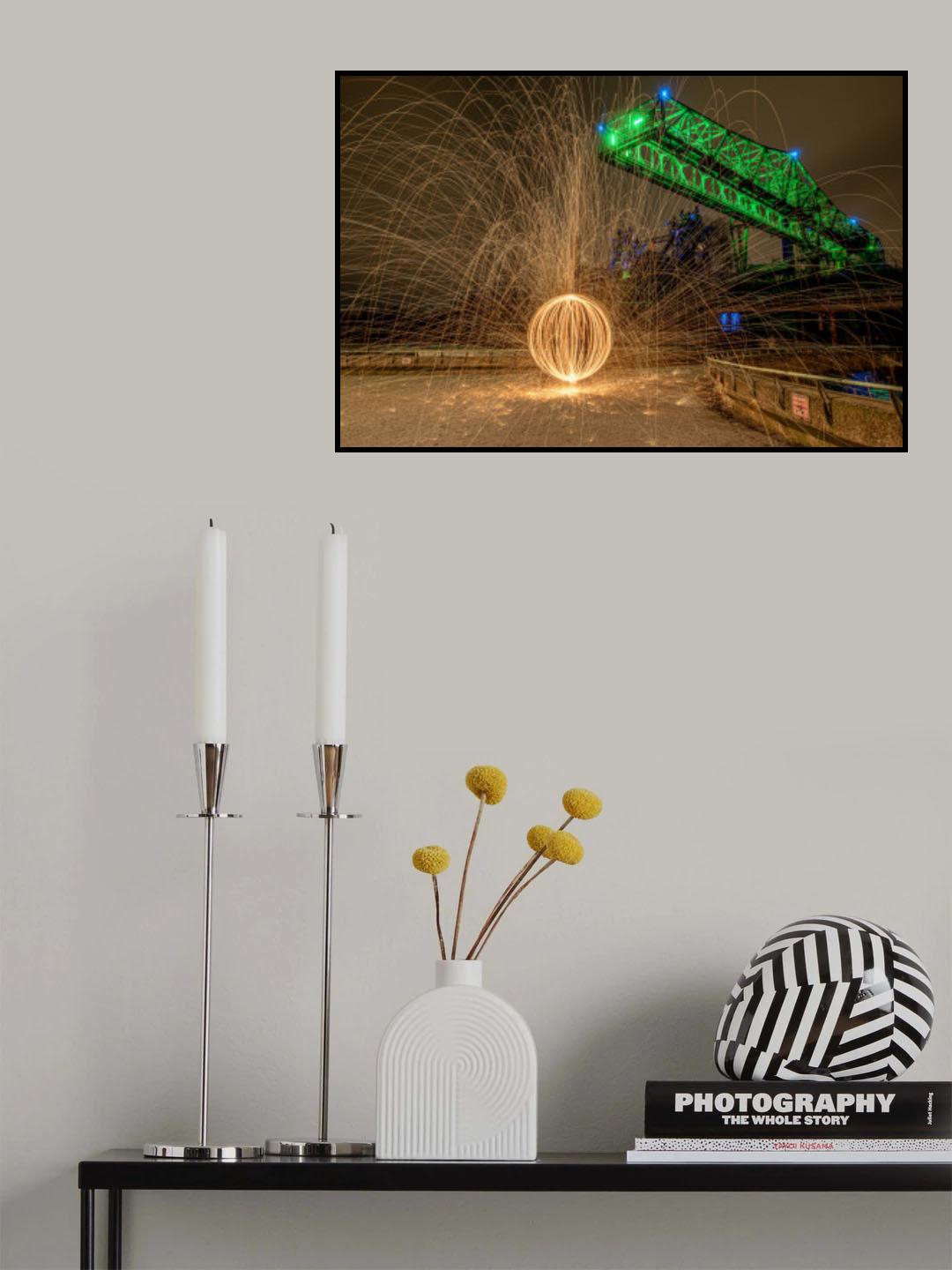 Night orb Poster och Canvastavla