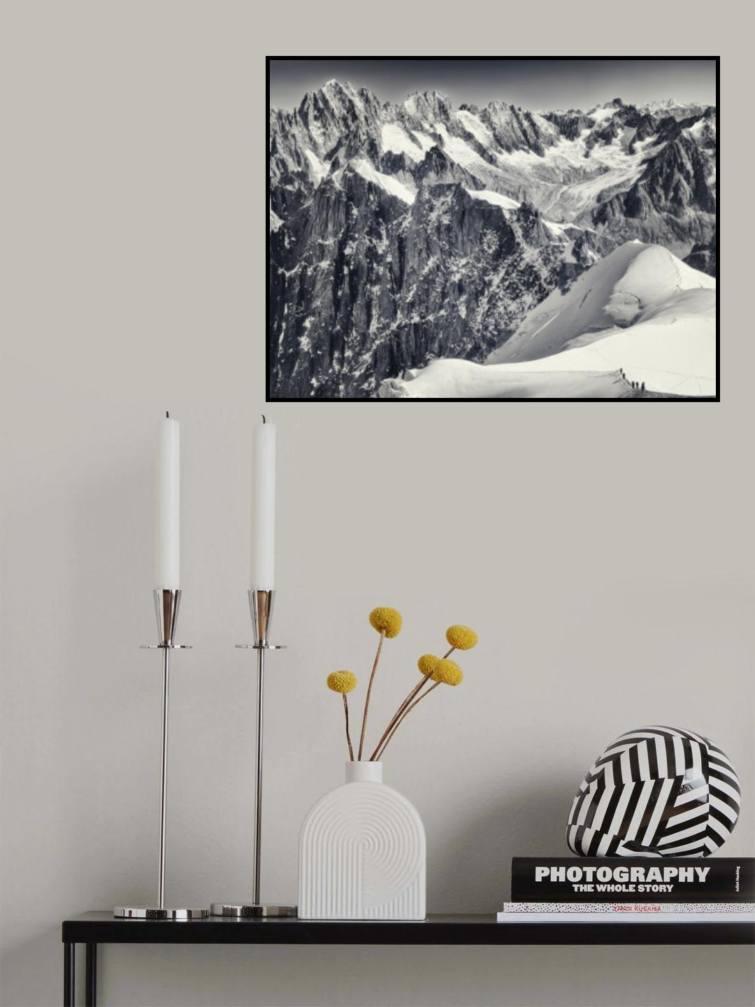 against a steep background Poster och Canvastavla