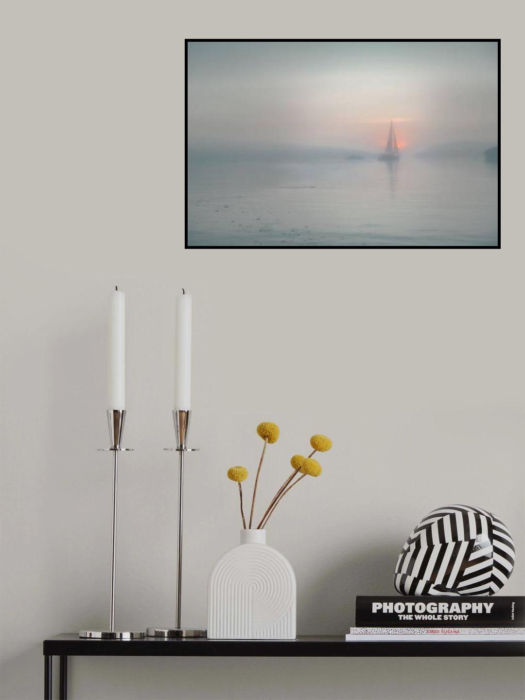 Morning in Ilulissat, Greenland Poster och Canvastavla