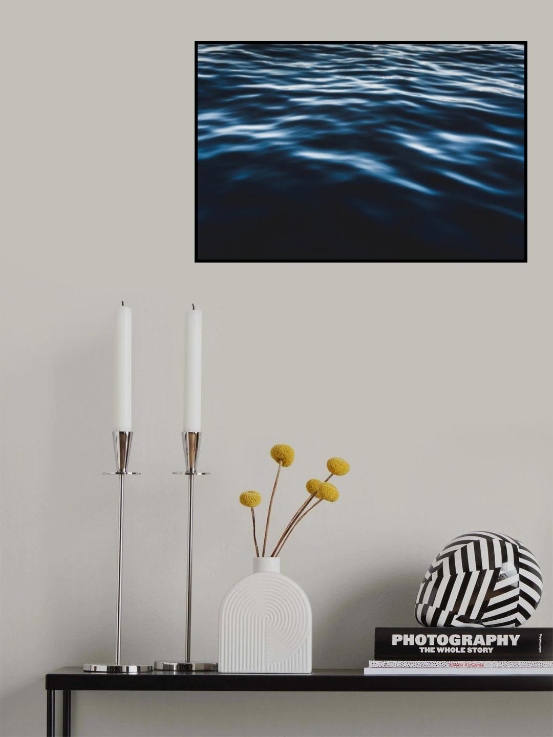 Water Textures Poster och Canvastavla