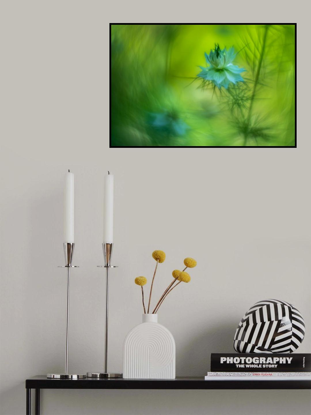 Dreamy flower. Poster och Canvastavla