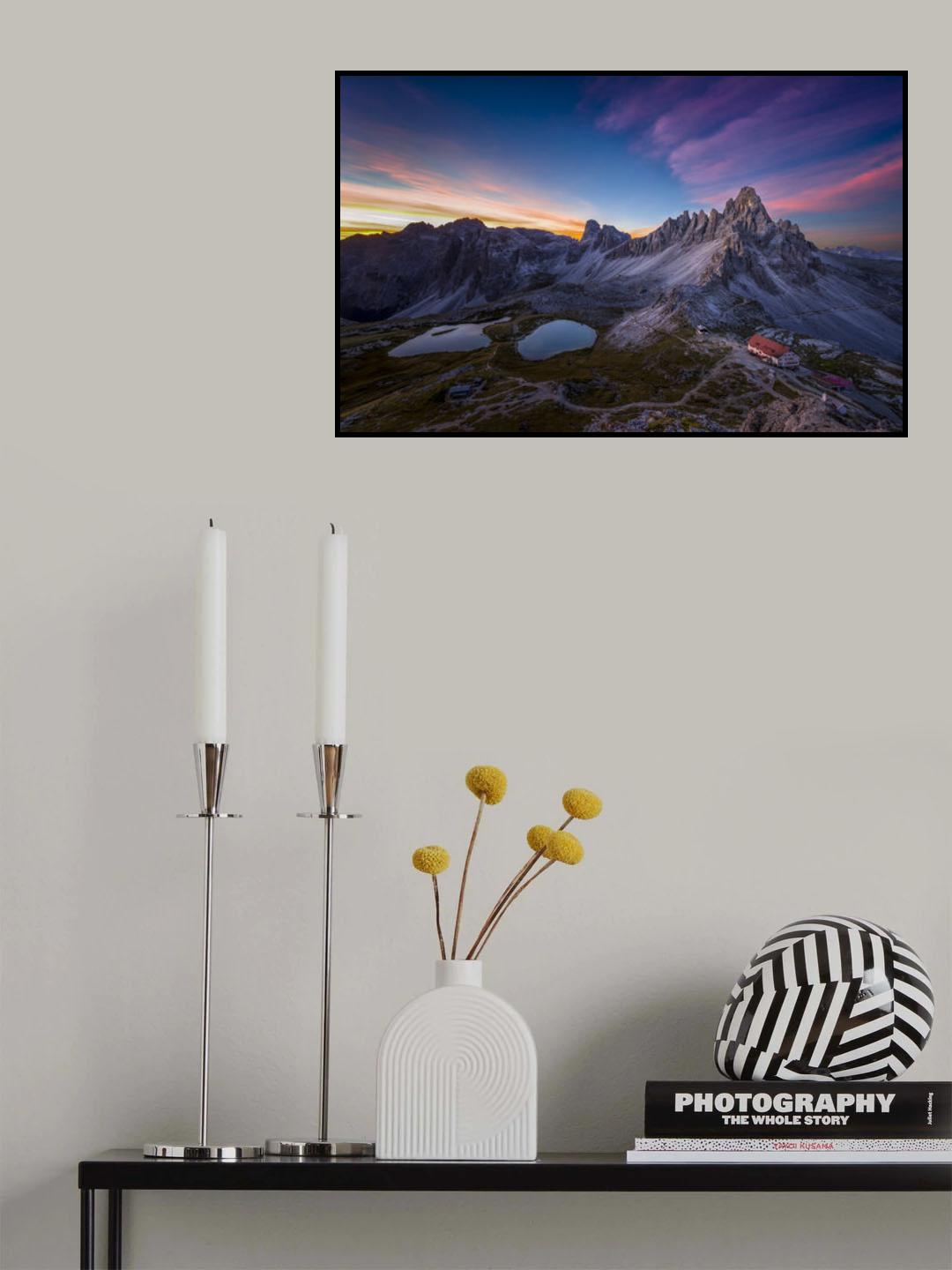 Mountainscape Poster och Canvastavla