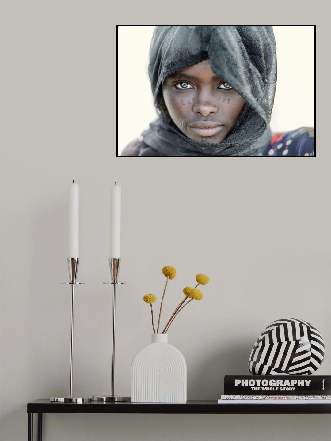 Wodaabe beauty Poster och Canvastavla