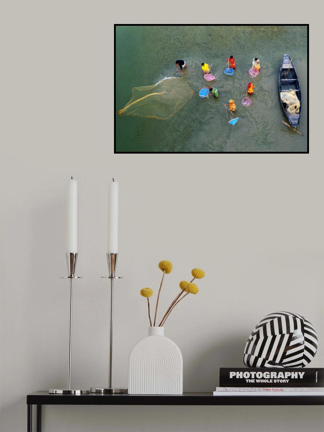 Fishing Poster och Canvastavla
