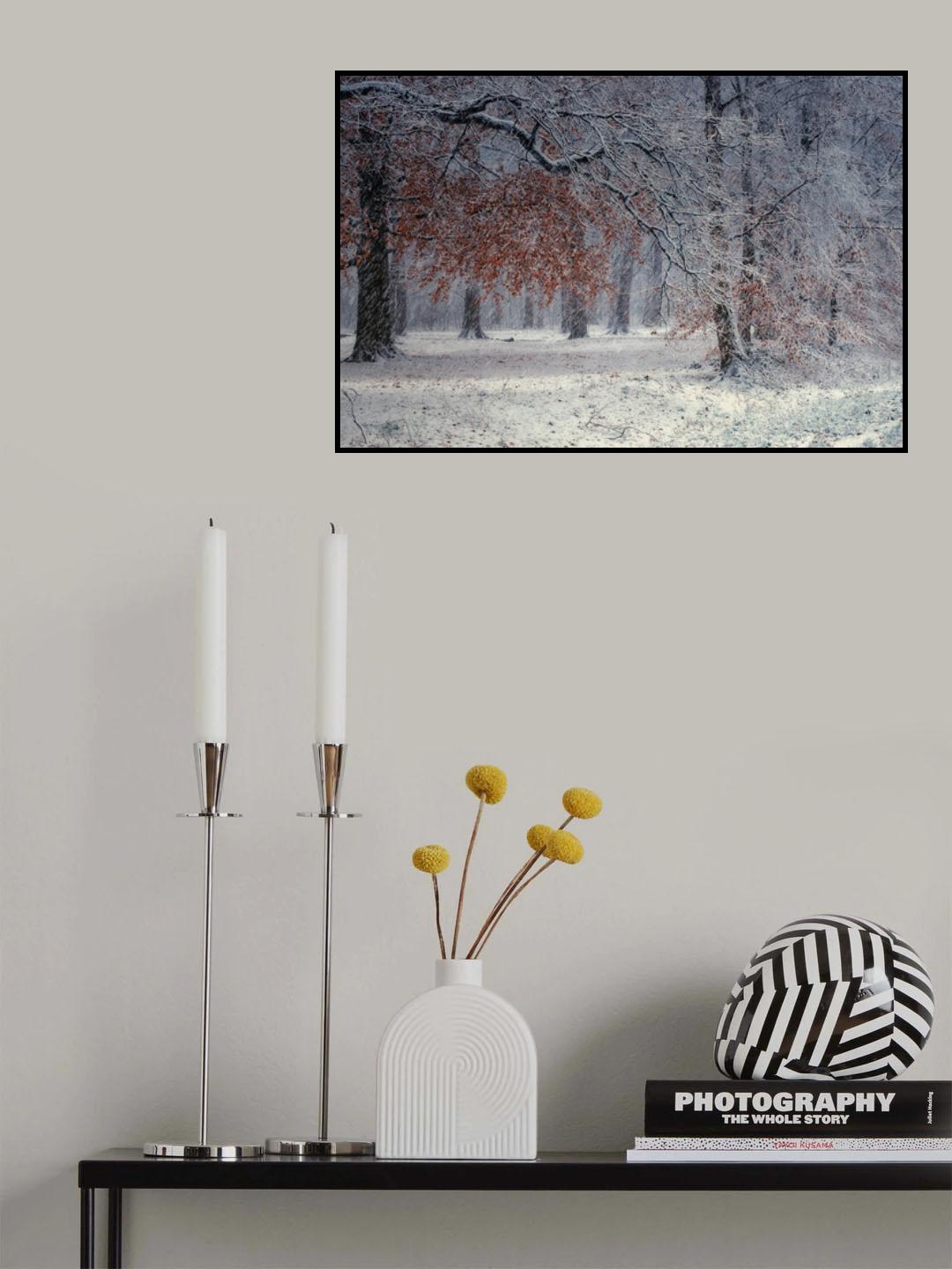 The first snow Poster och Canvastavla