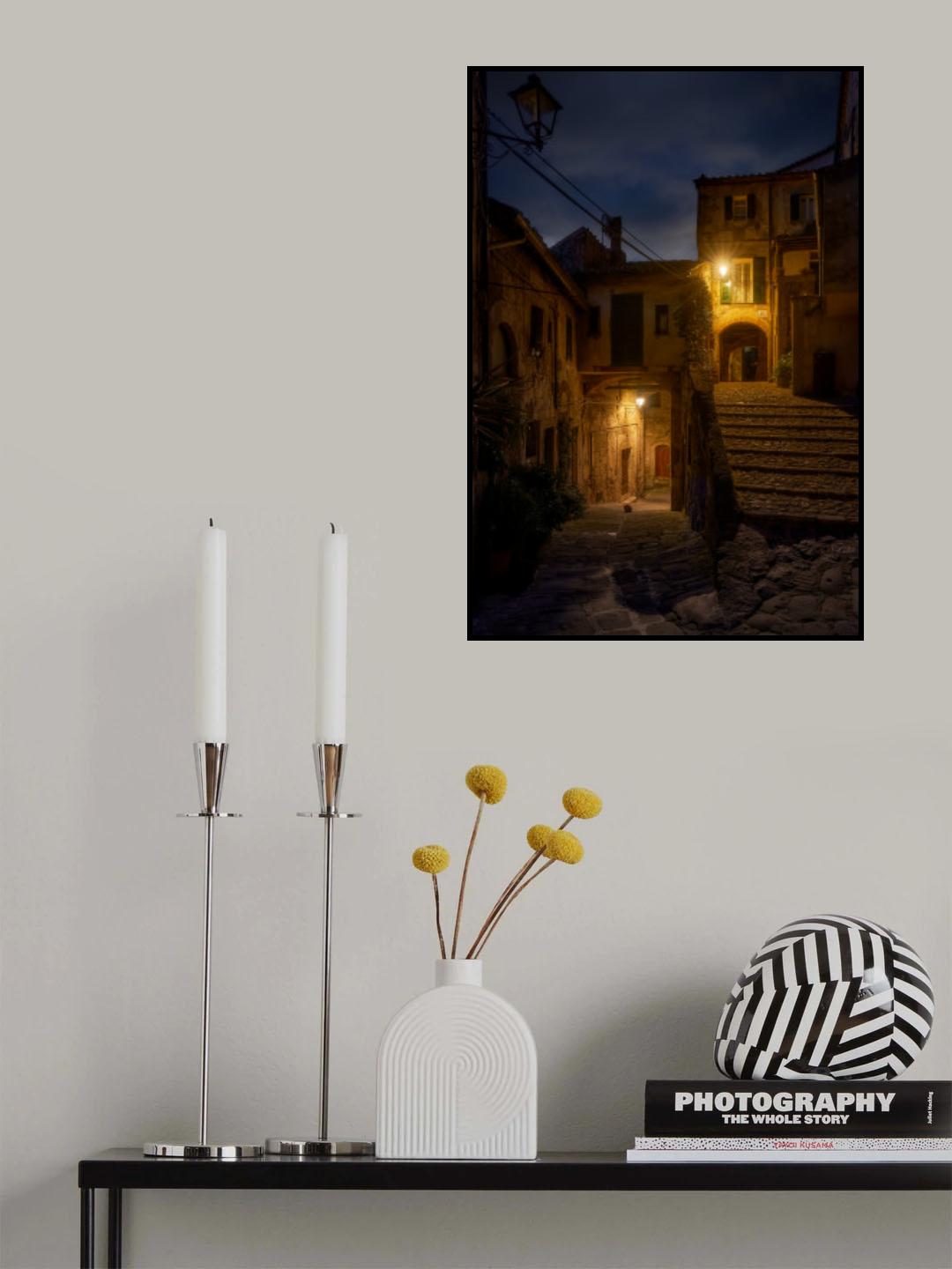 Tuscany - Sorano I Poster och Canvastavla