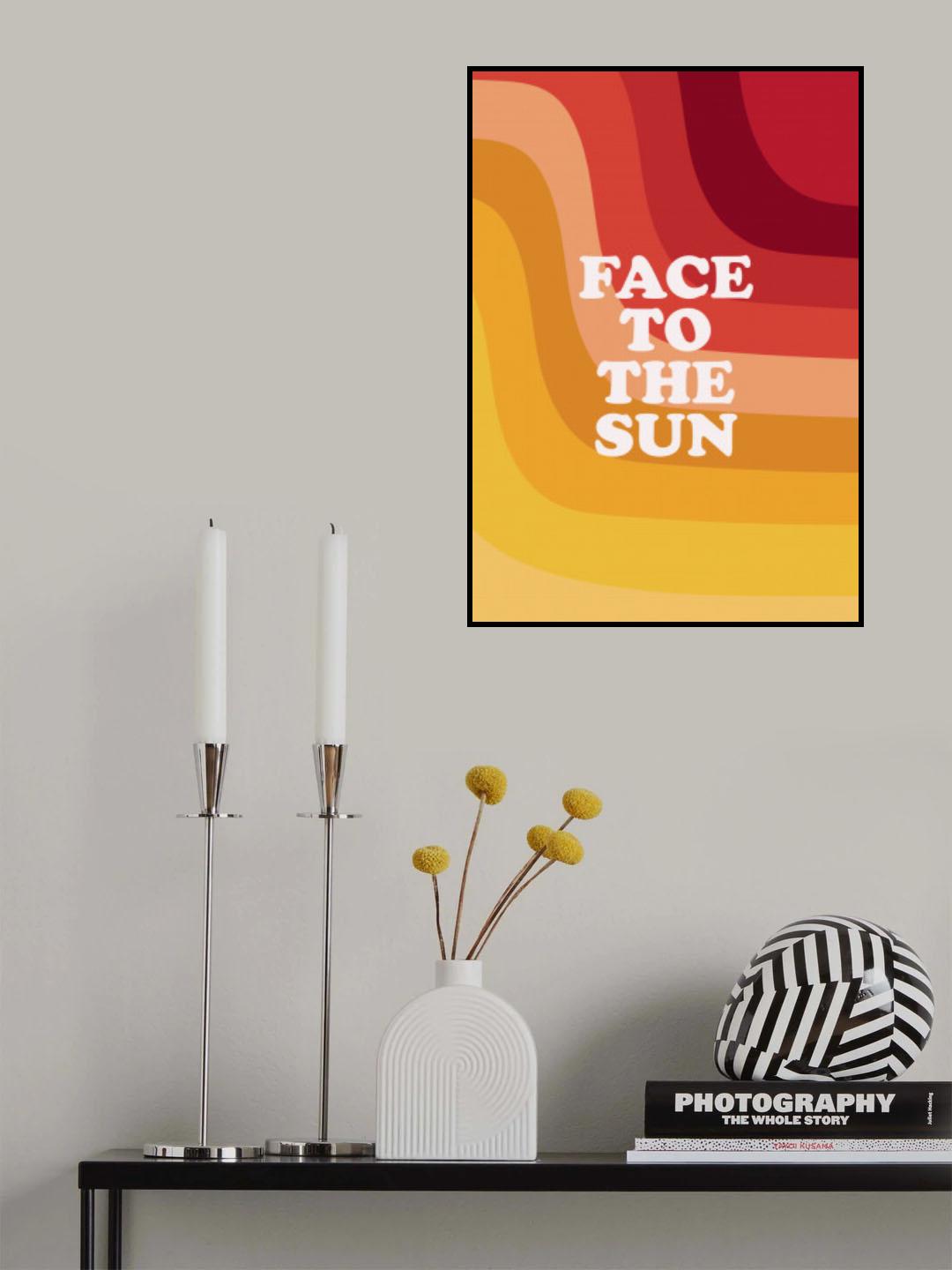 Face To The Sun Poster och Canvastavla