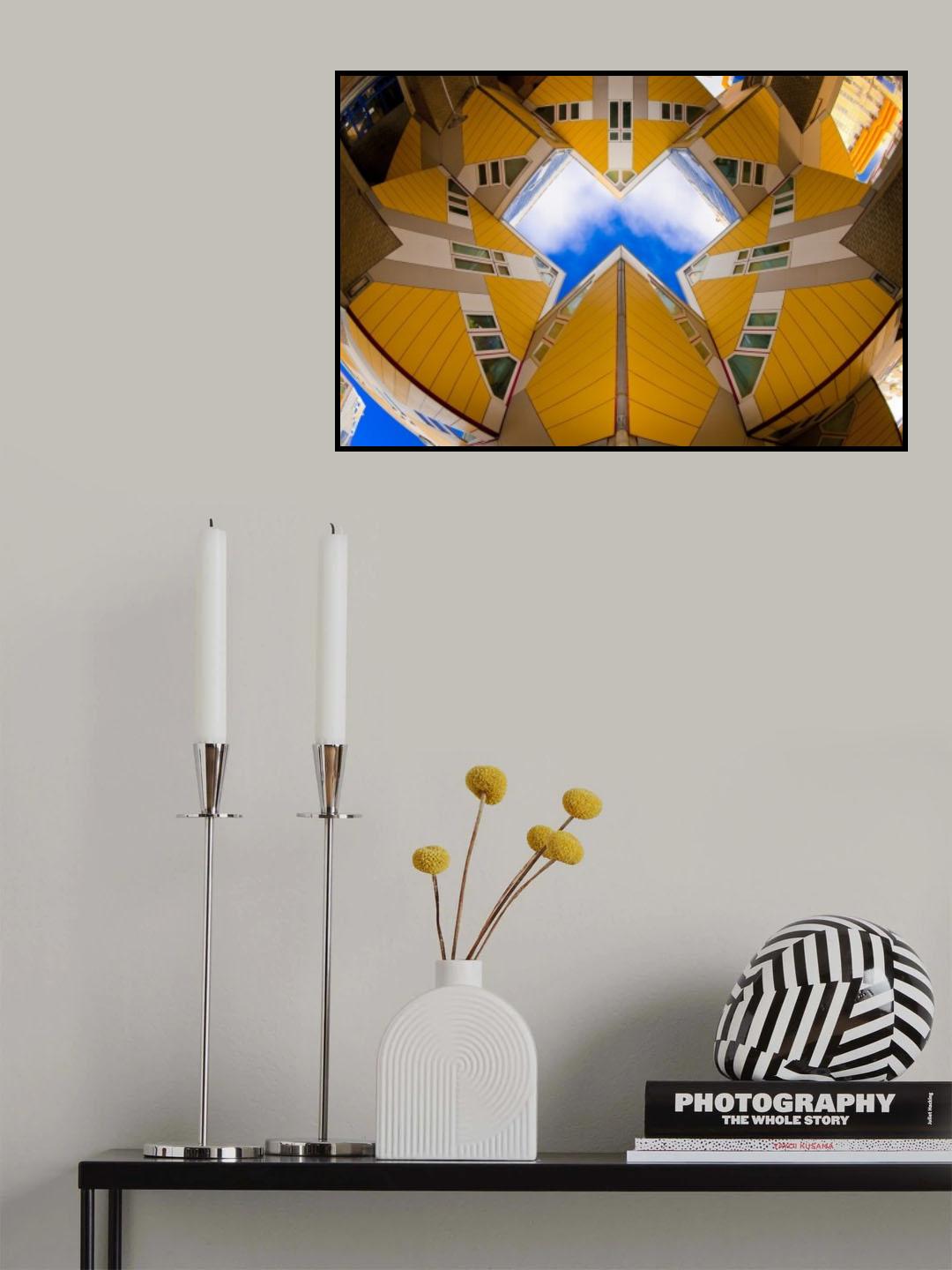 Cube House Eagle Poster och Canvastavla