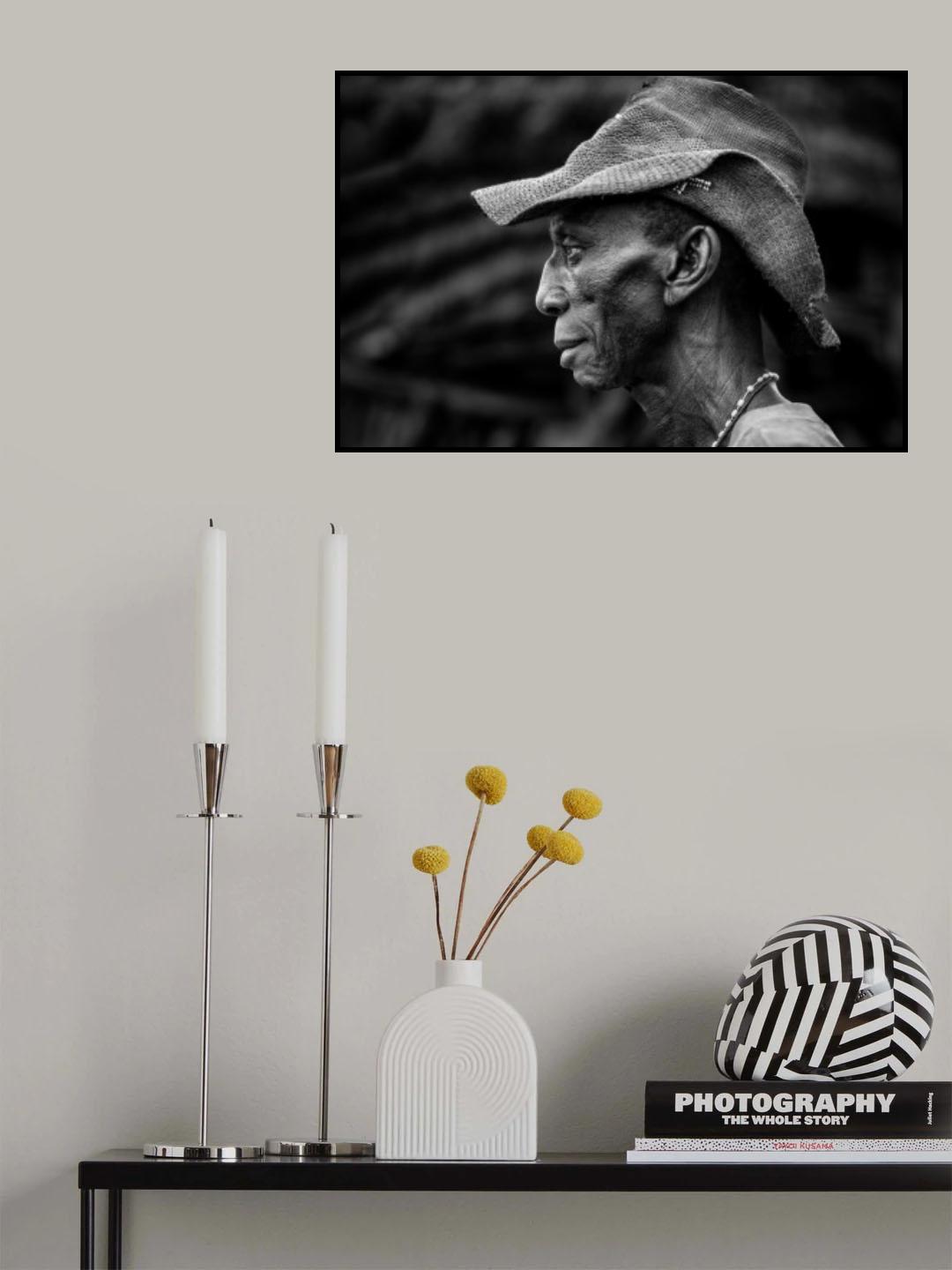 Topossa man Poster och Canvastavla