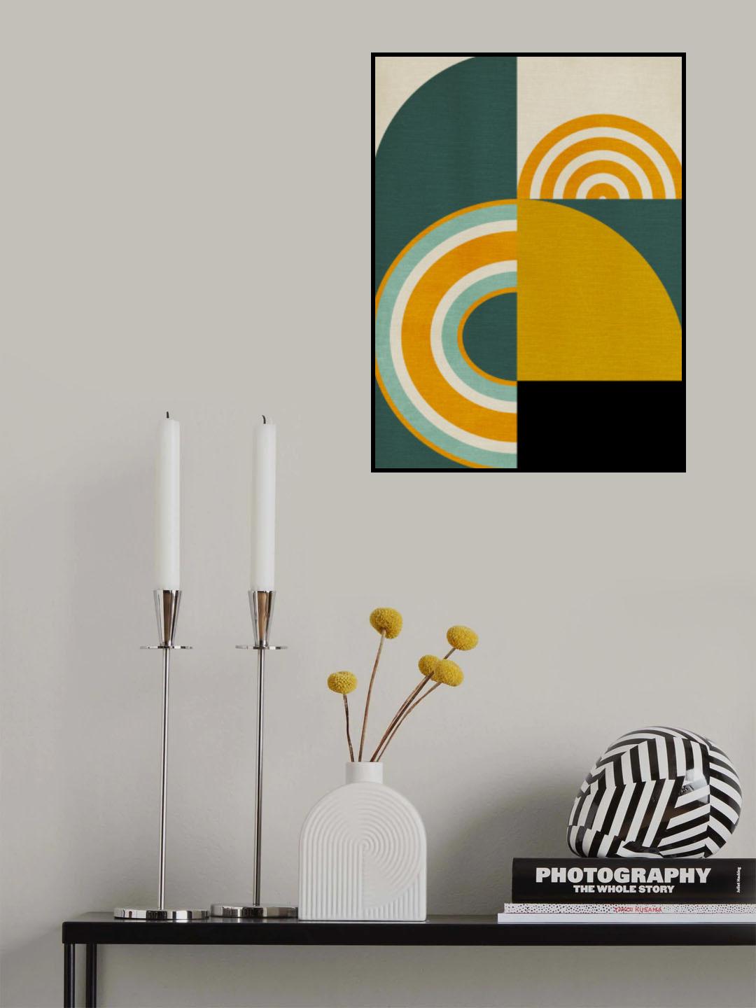 Rainbow Plus Shapes8 Poster och Canvastavla