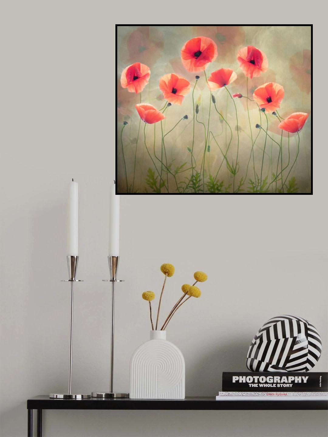 Poppy Dance Poster och Canvastavla