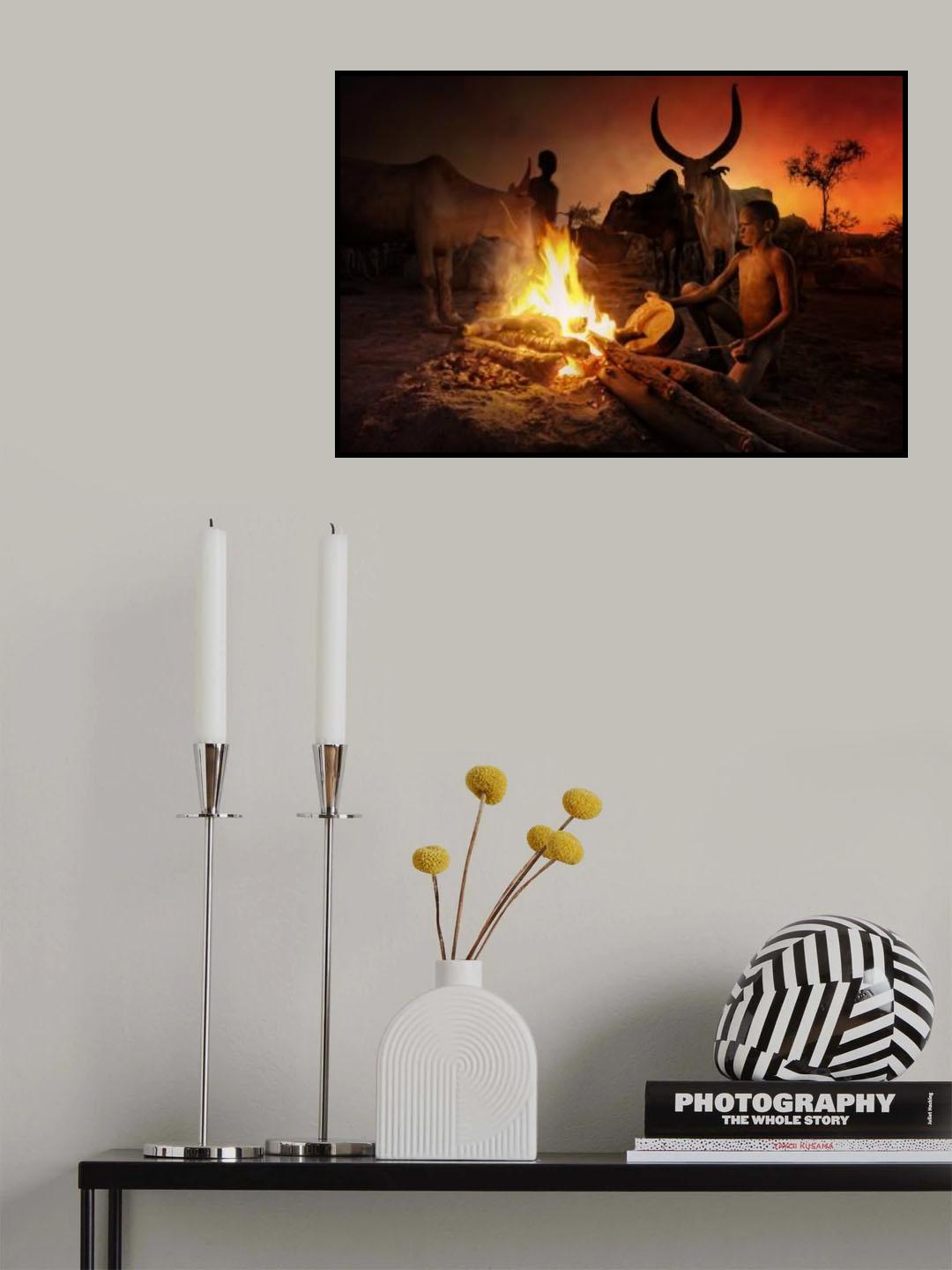 Mundari fire Poster och Canvastavla