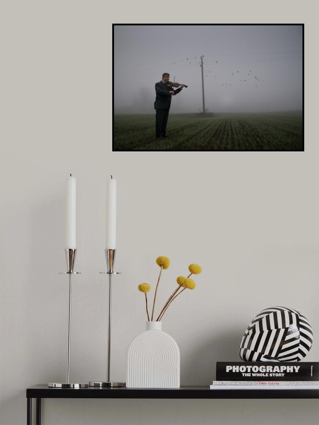 The violin teacher Poster och Canvastavla