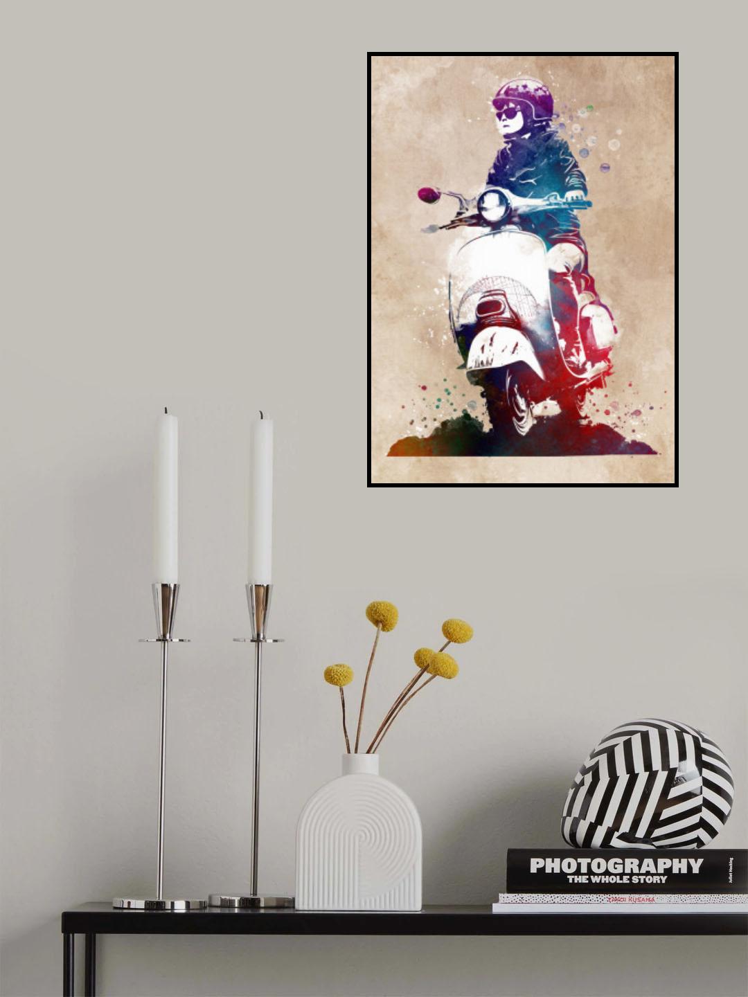 Motor Sport Art 6 Poster och Canvastavla