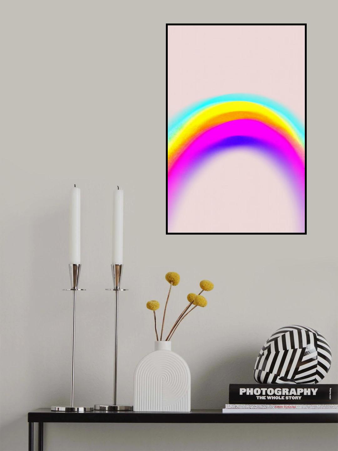 Space (Rainbow) No 5 Poster och Canvastavla