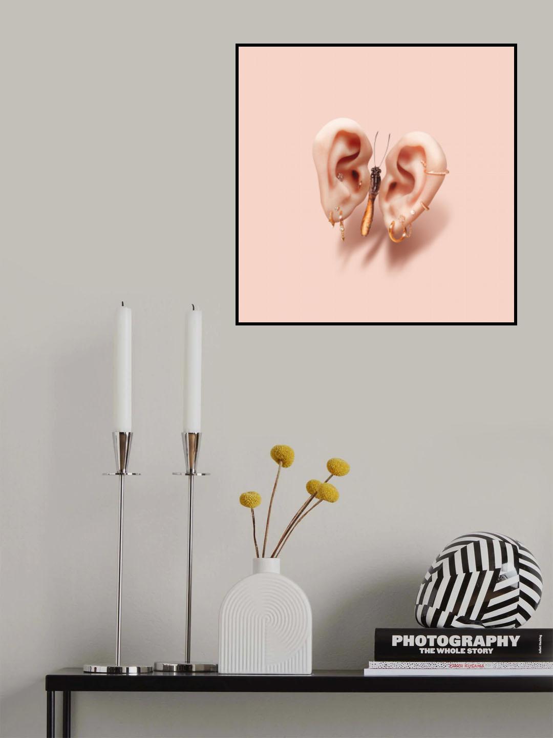 Butterfly Ears Poster och Canvastavla