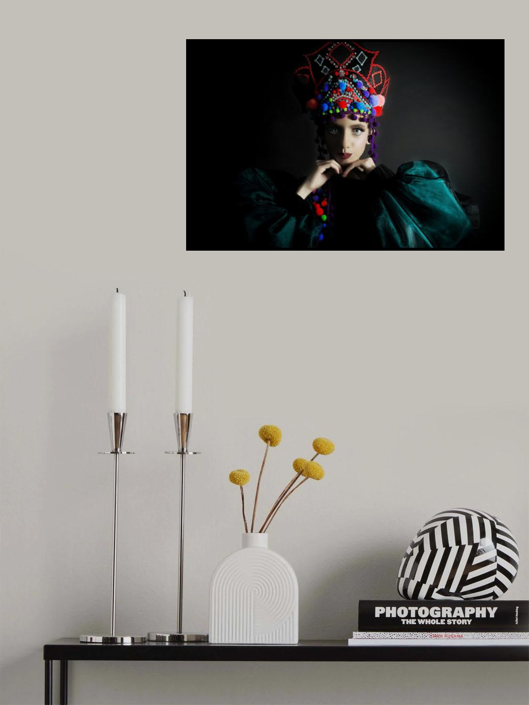 Blue eye in the shadow Poster och Canvastavla