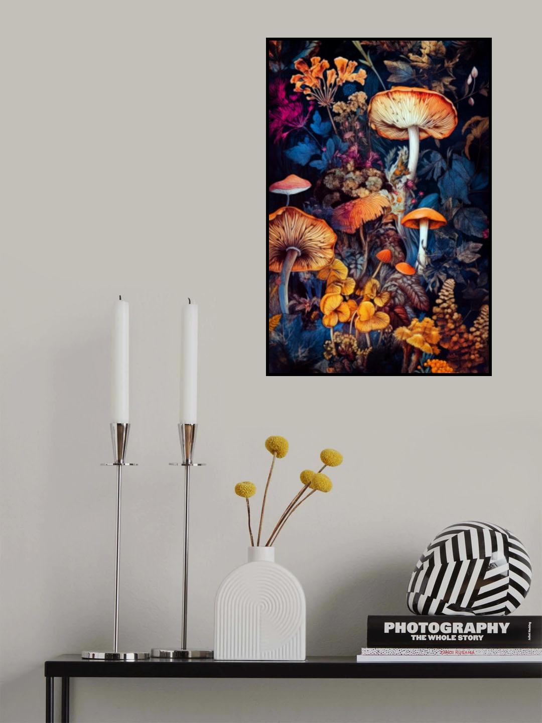 Mushrooms 1 Poster och Canvastavla