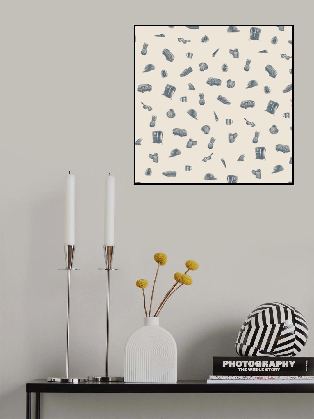 Sur La Plage Poster och Canvastavla