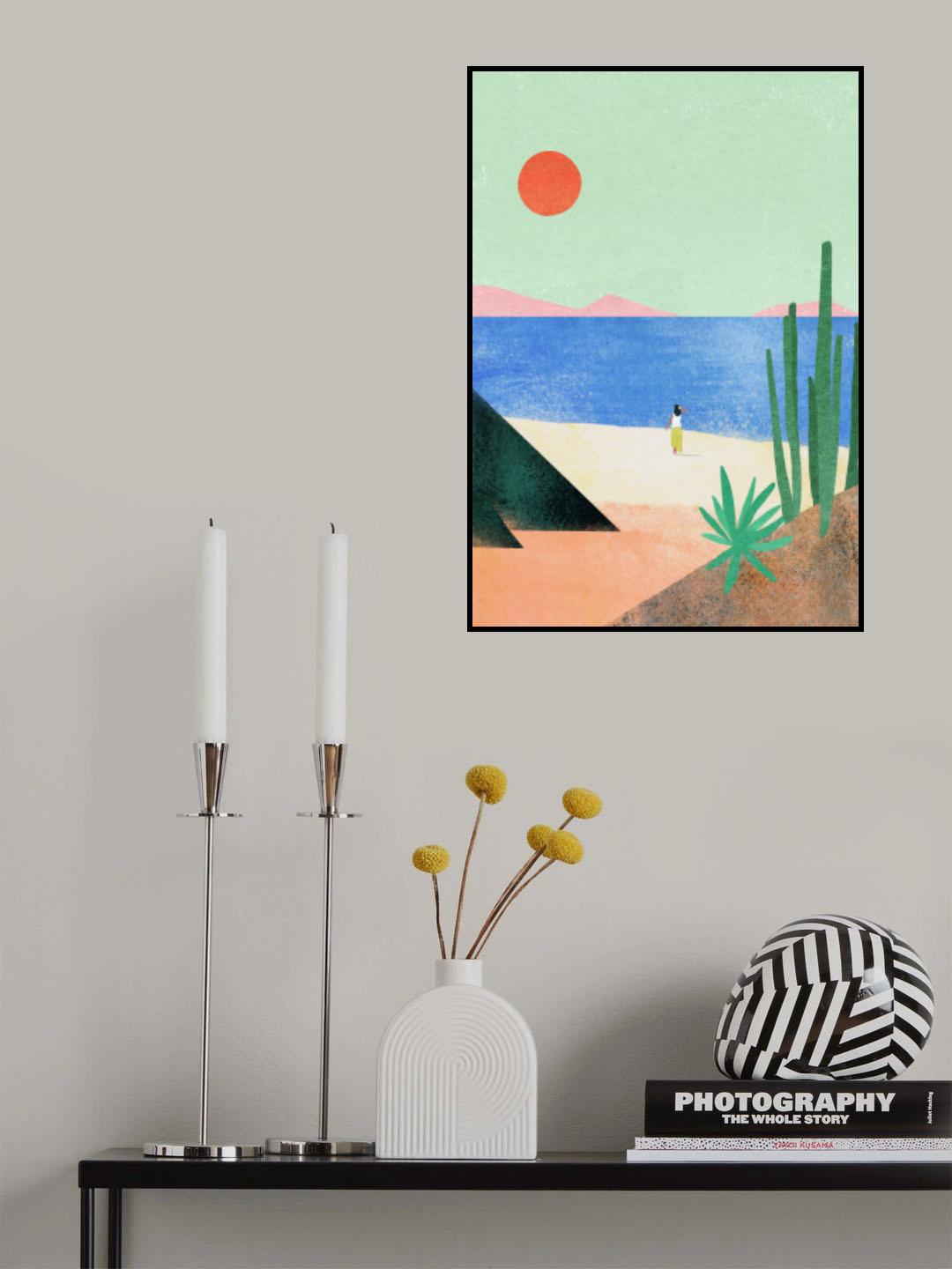 Beach Girl ii Poster och Canvastavla