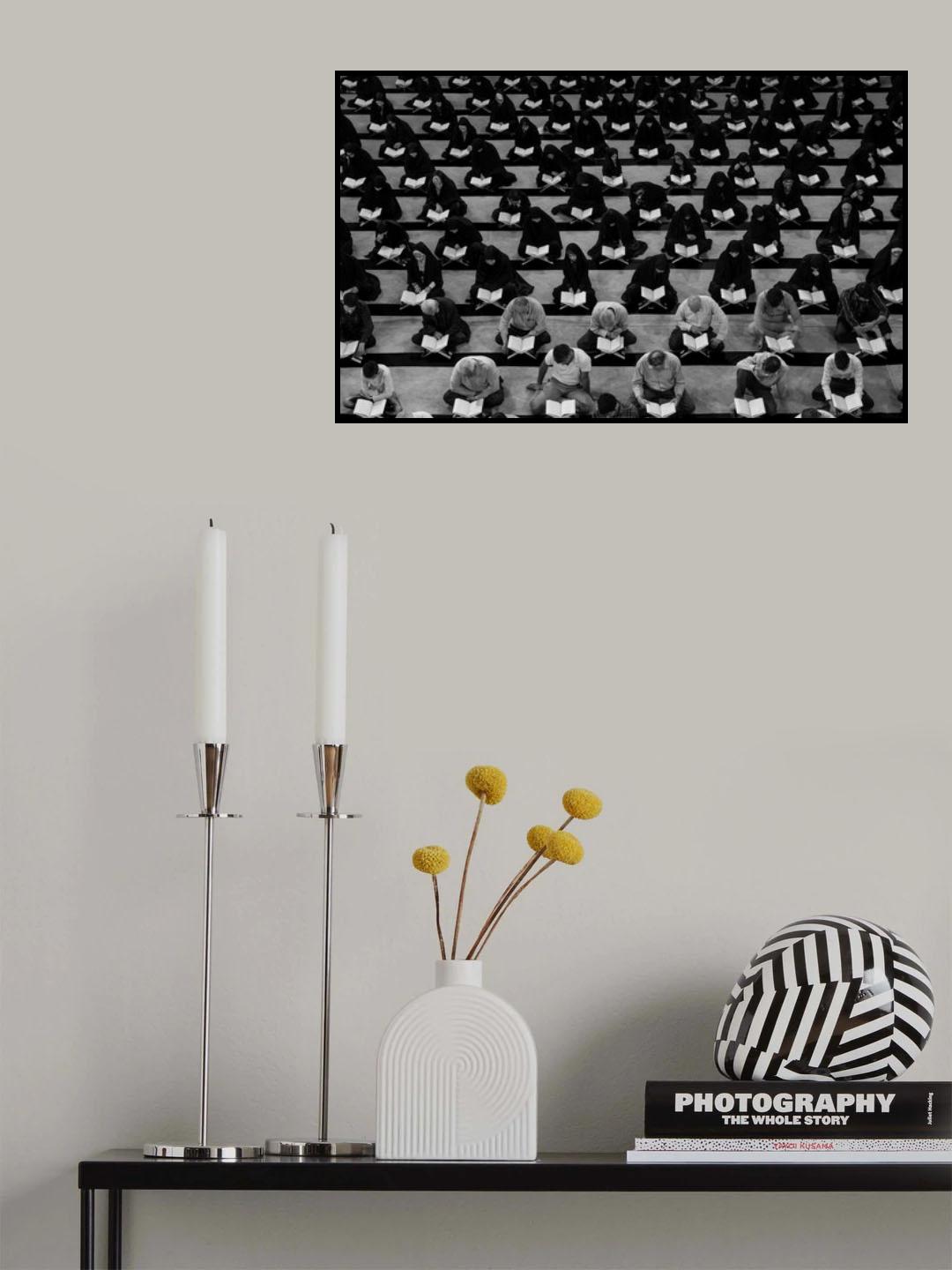 Book Reading Poster och Canvastavla
