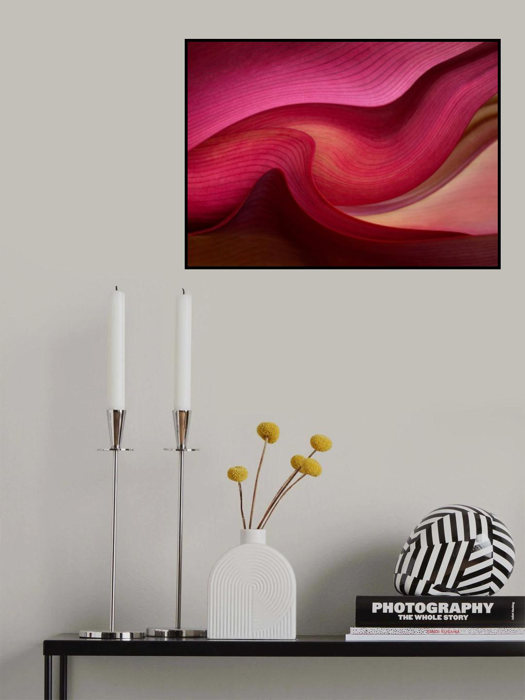 The lines in leaves Poster och Canvastavla