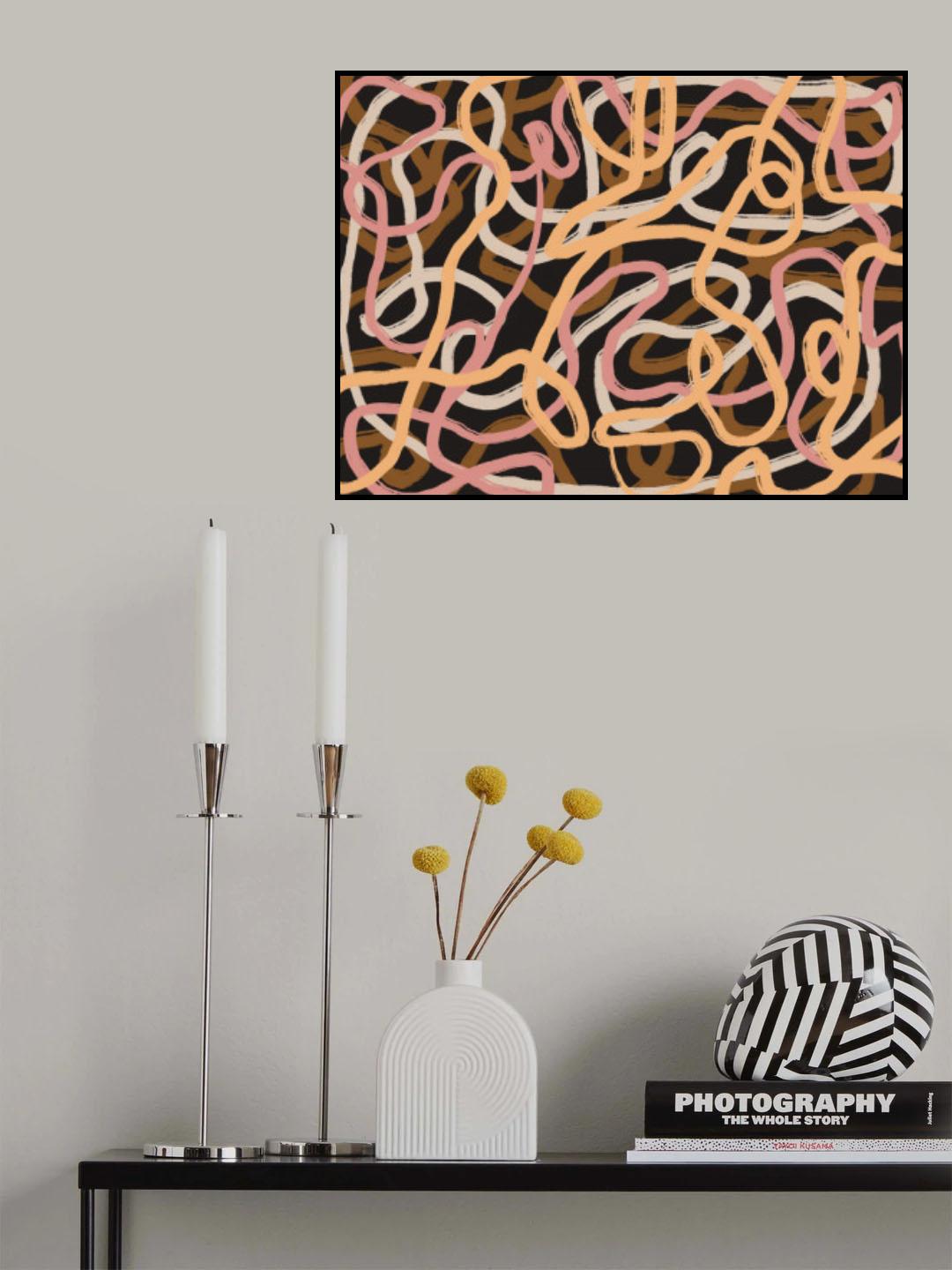 Strings composition x2 Poster och Canvastavla