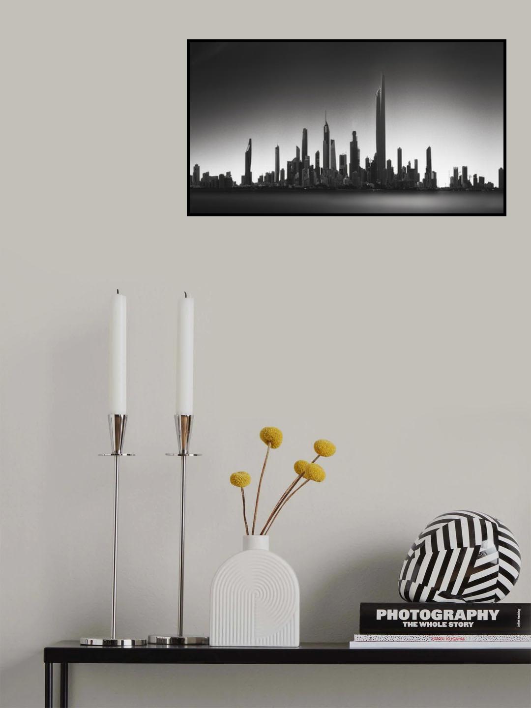 Kuwait skyline Poster och Canvastavla