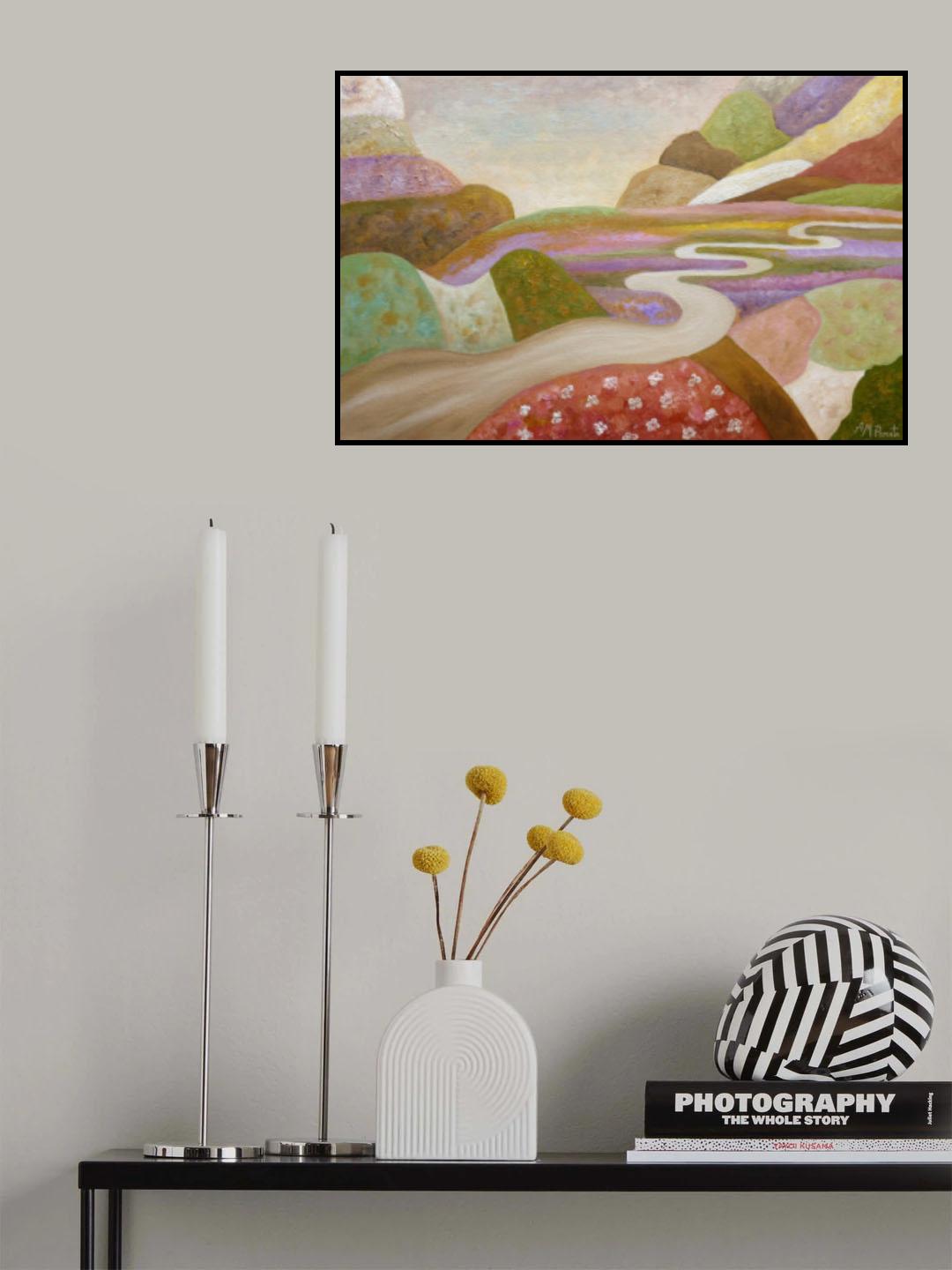 Through the Lull Fields Poster och Canvastavla