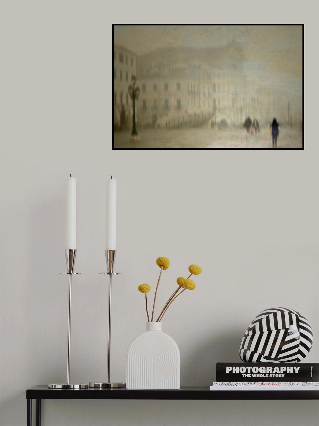 Foggy morning Poster och Canvastavla