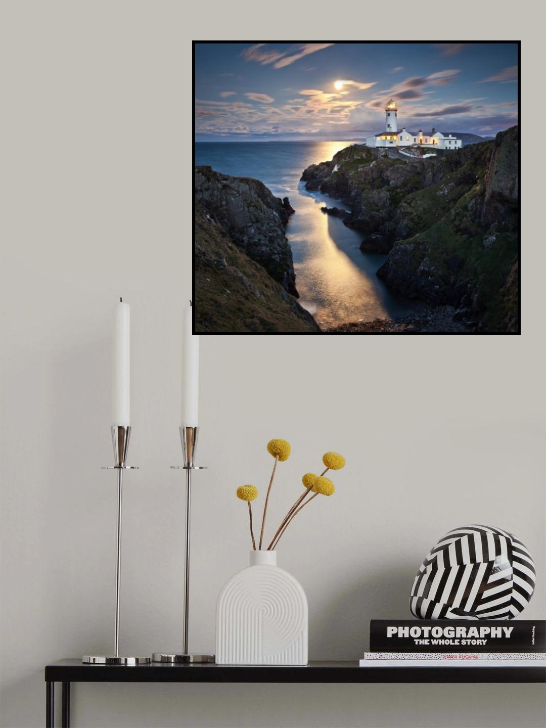 Fanad By Moonlight Poster och Canvastavla