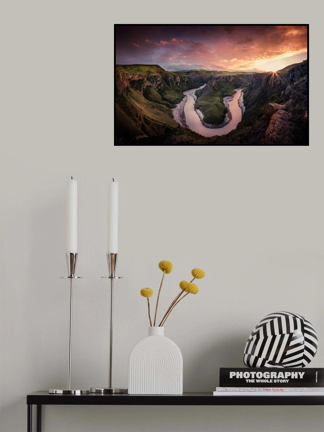 China, xinjiang, crocodile bay 《科罗拉多》 Poster och Canvastavla