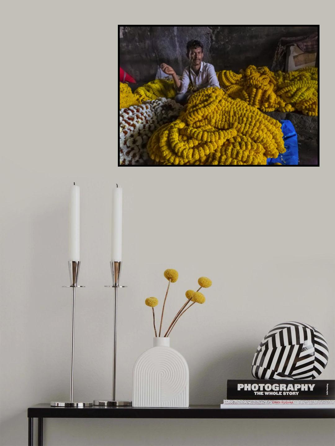 Mood at flower market Poster och Canvastavla