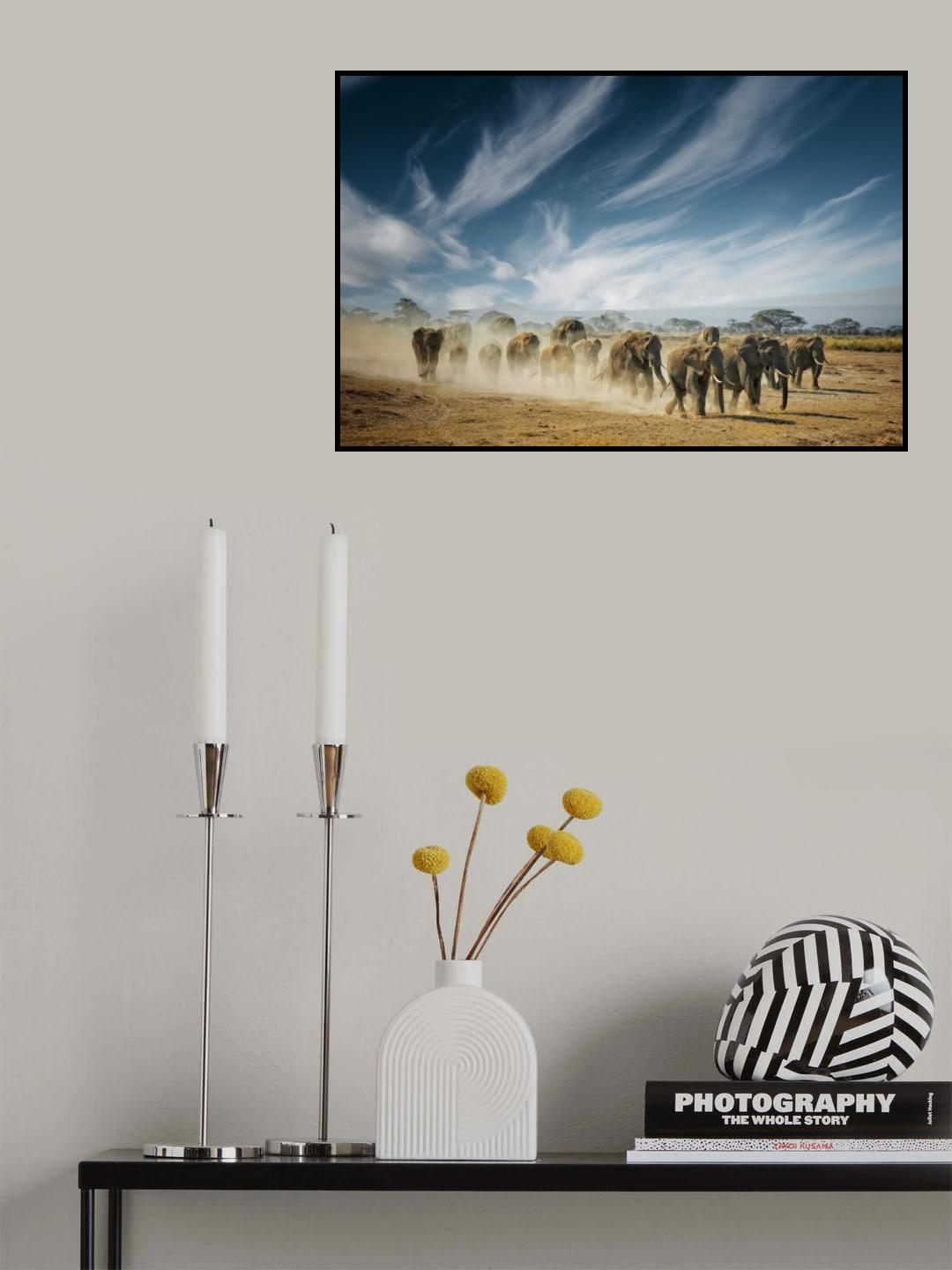 A very long thinking Poster och Canvastavla