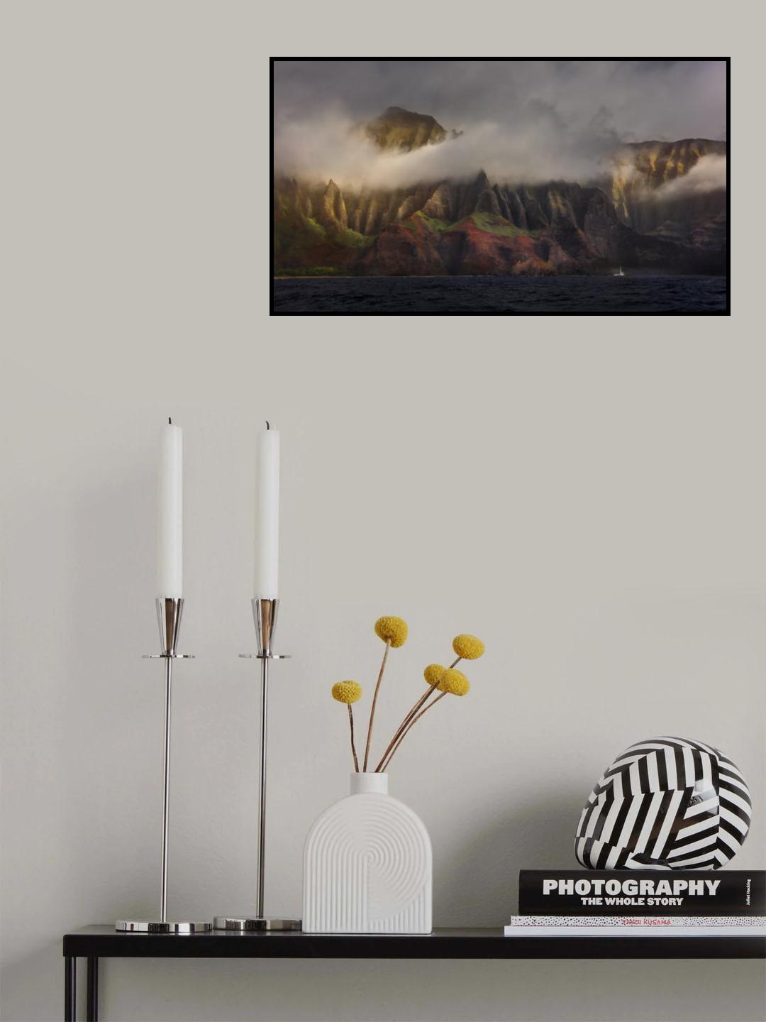 Ancient Cliff Poster och Canvastavla