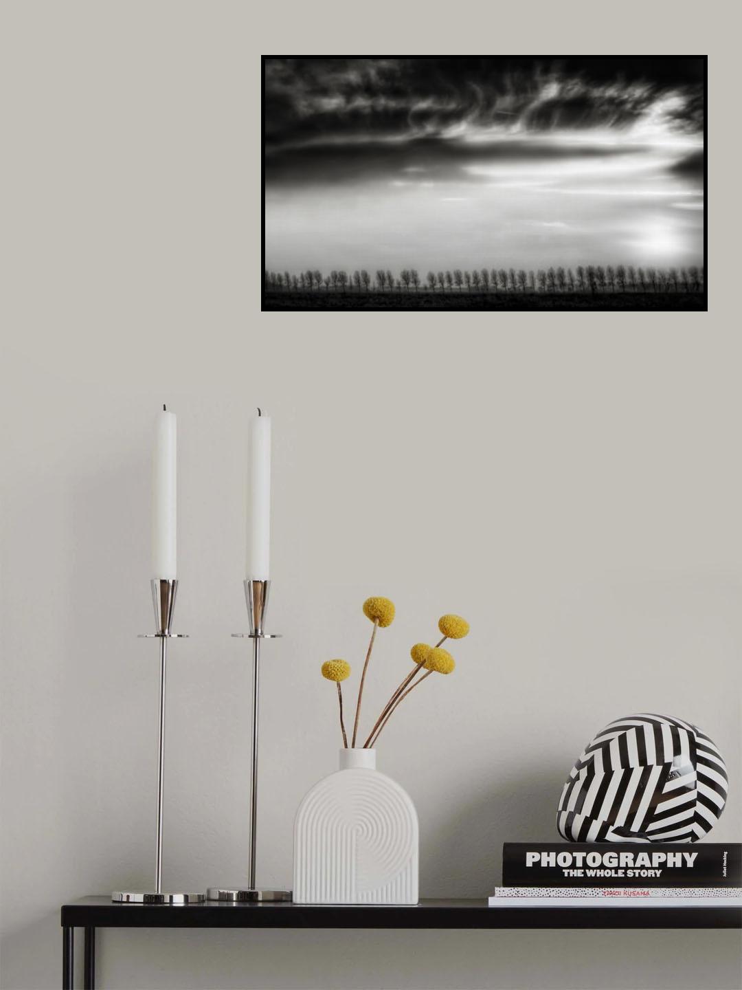 Clouds dancing with the trees... Poster och Canvastavla