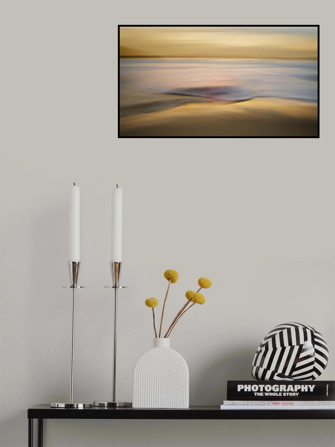 Golden Lights Poster och Canvastavla