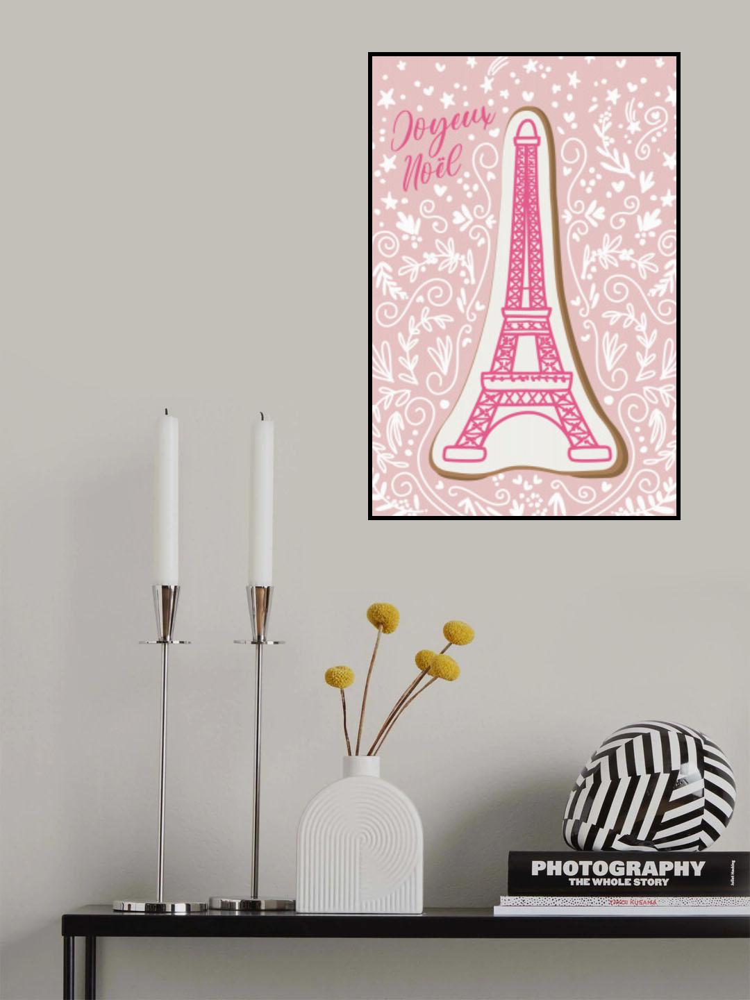 Eiffel tower iced gingerbread cookie Poster och Canvastavla