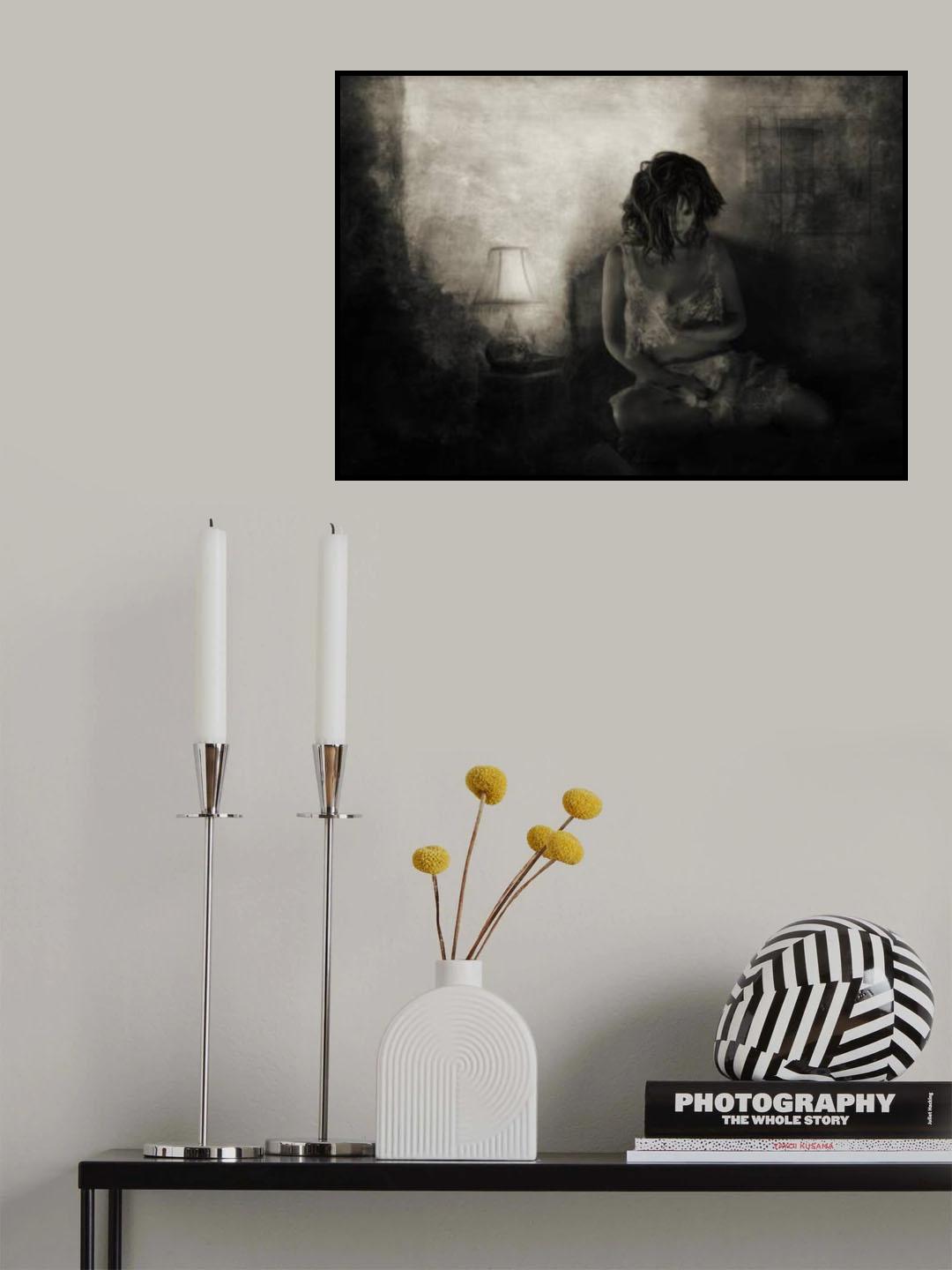 How secretly and silently my sorrow appears.... Poster och Canvastavla