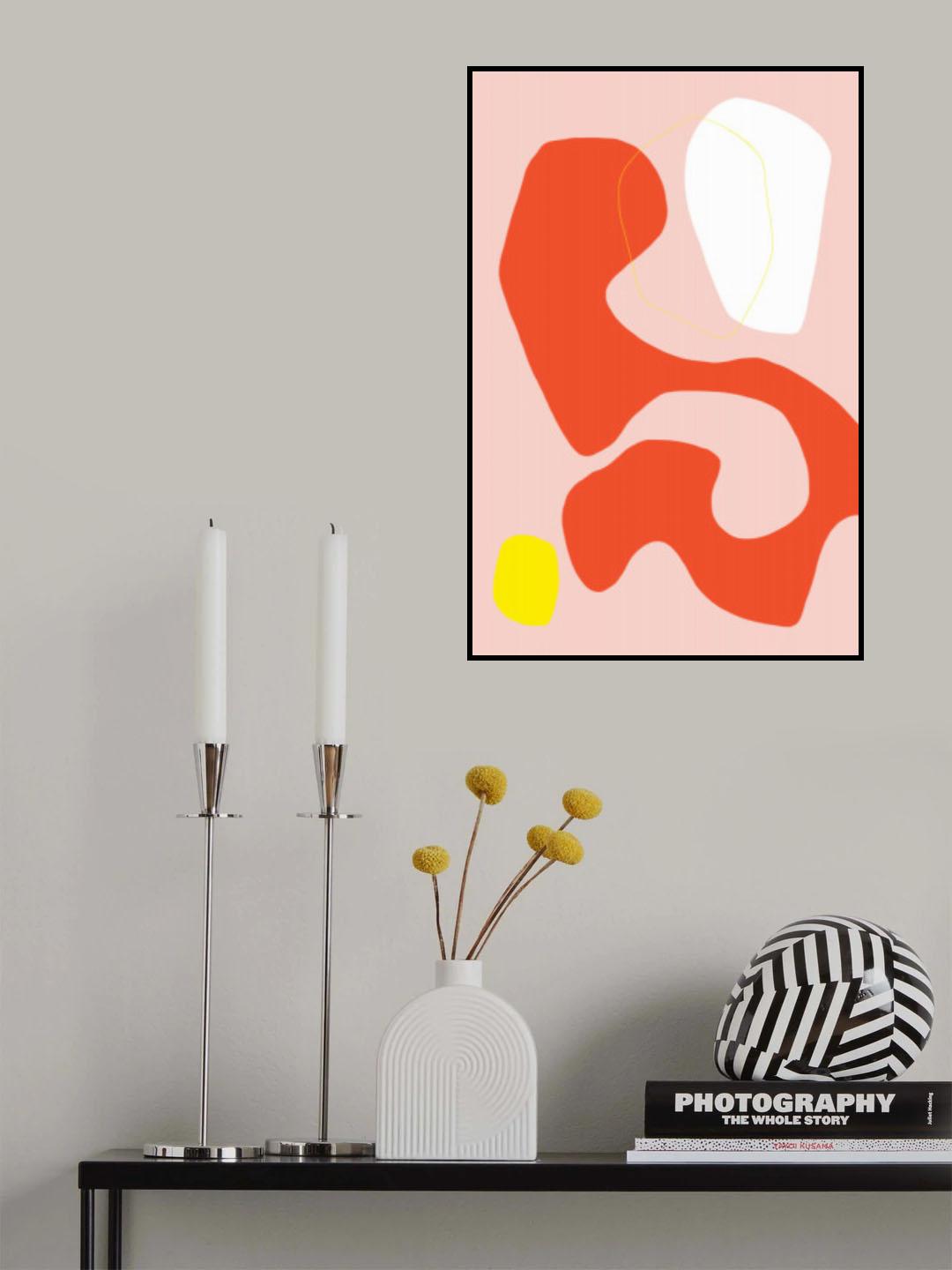 Coral Dancer Poster och Canvastavla