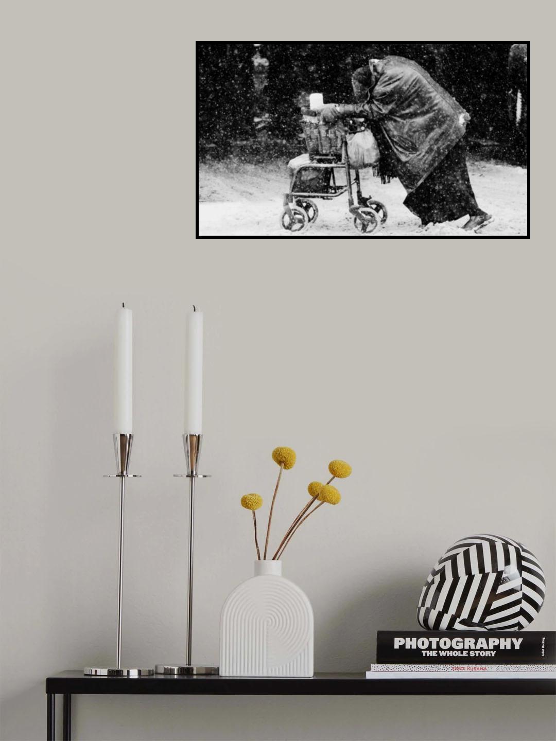 Snow day Poster och Canvastavla