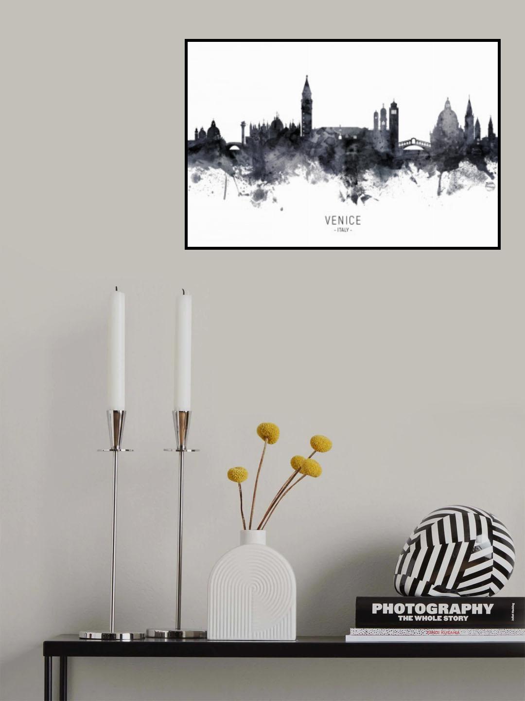 Venice Italy Skyline Poster och Canvastavla