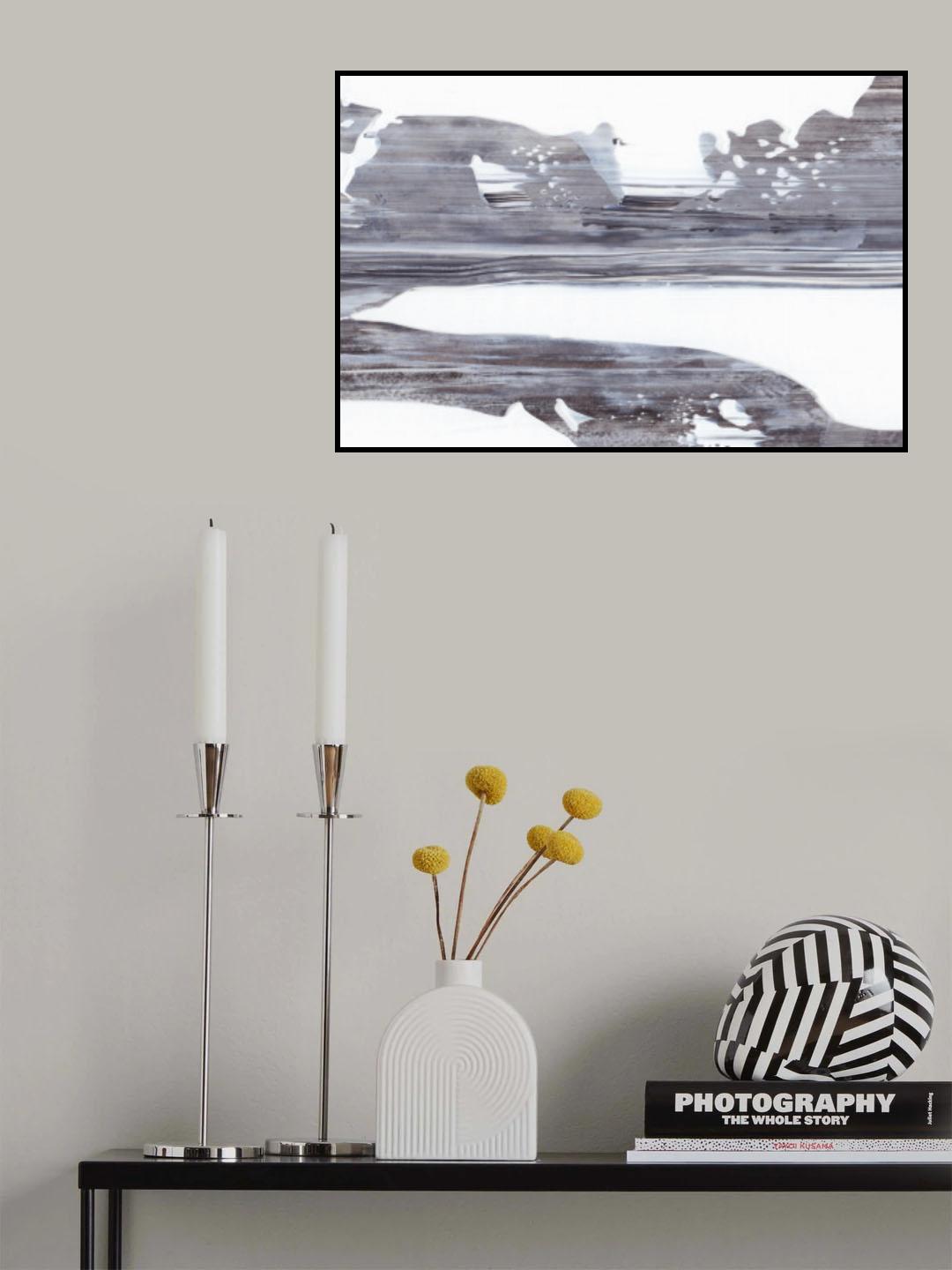 Abstract Facets Poster och Canvastavla