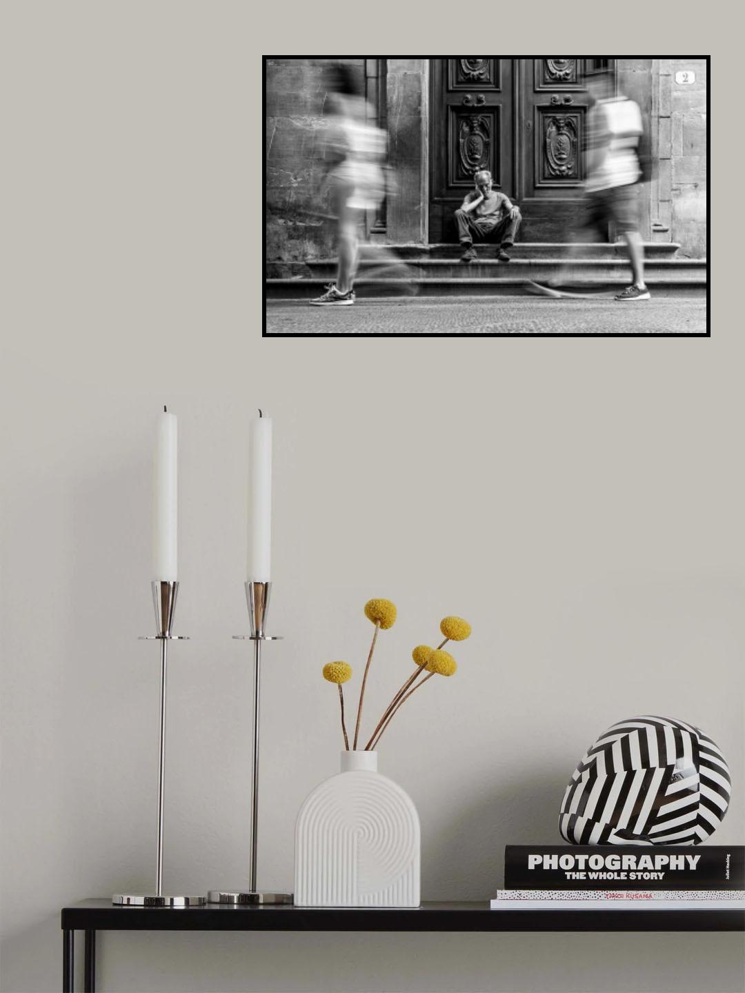 thoughtful man Poster och Canvastavla