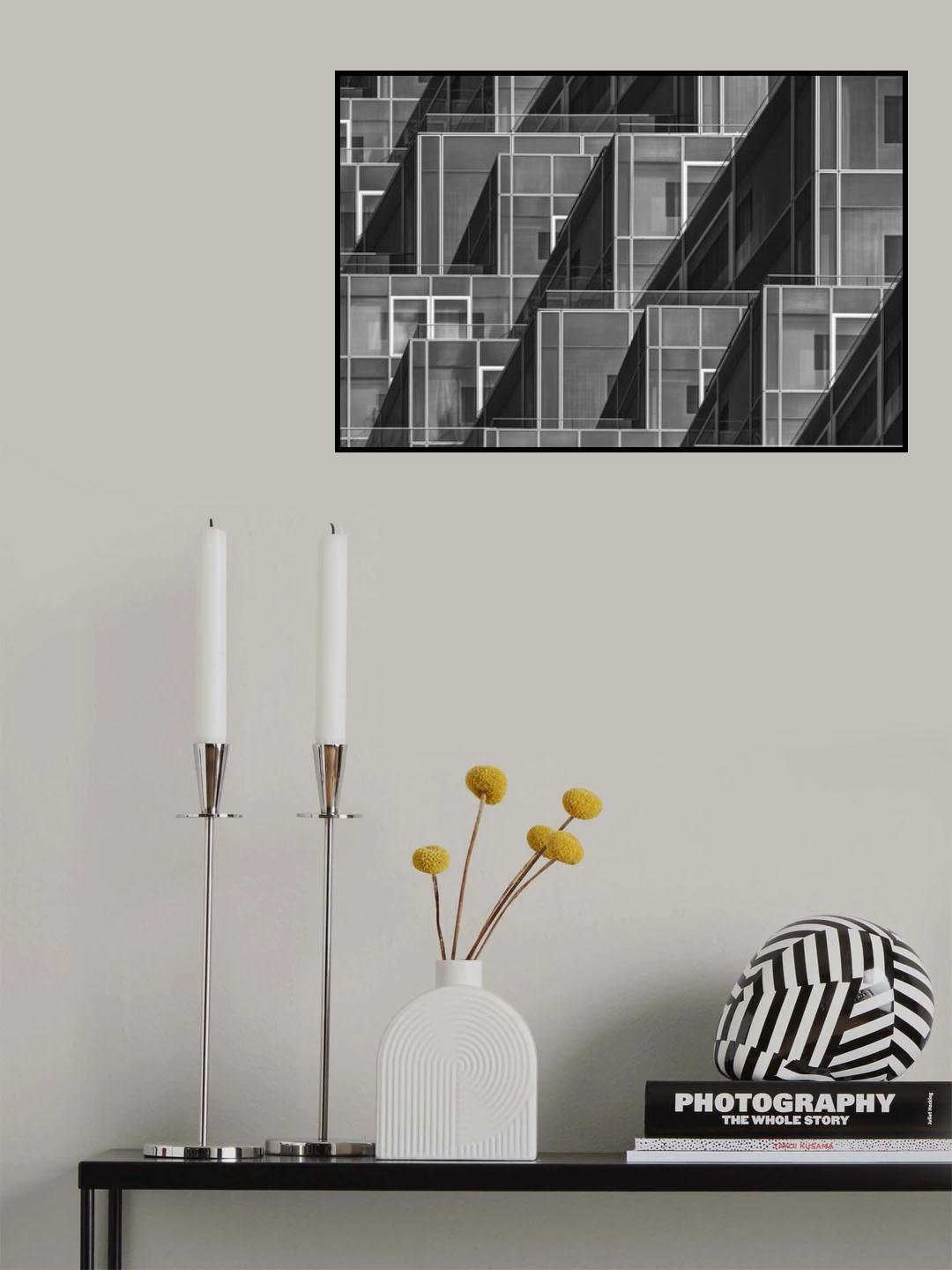Glass cubes Poster och Canvastavla