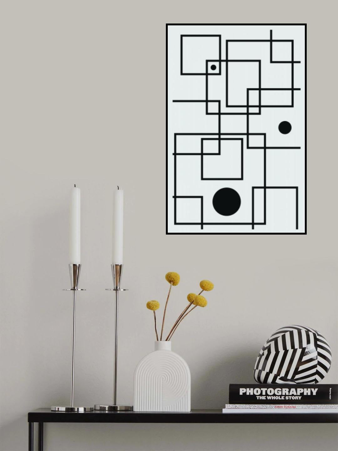 Minimal Shapes #4 Poster och Canvastavla